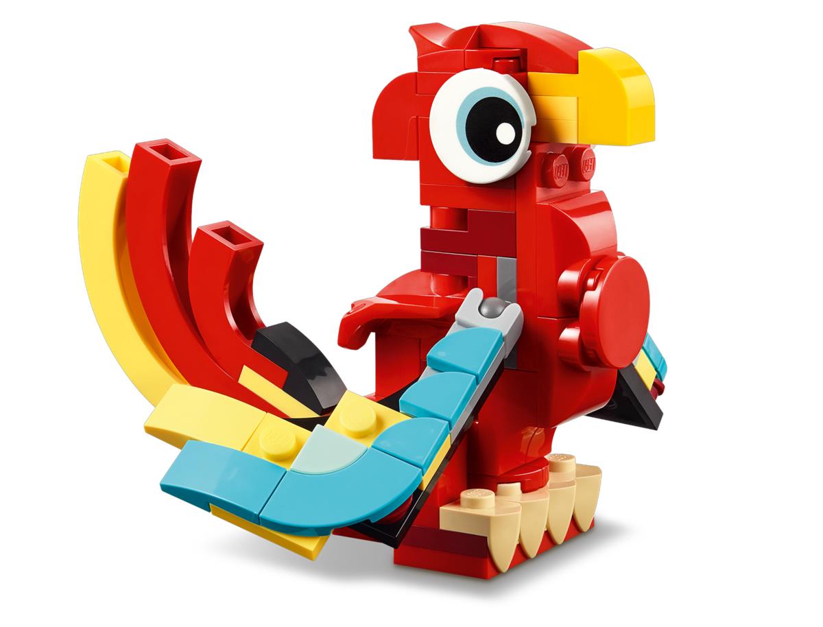LEGO 31145 Drago rosso