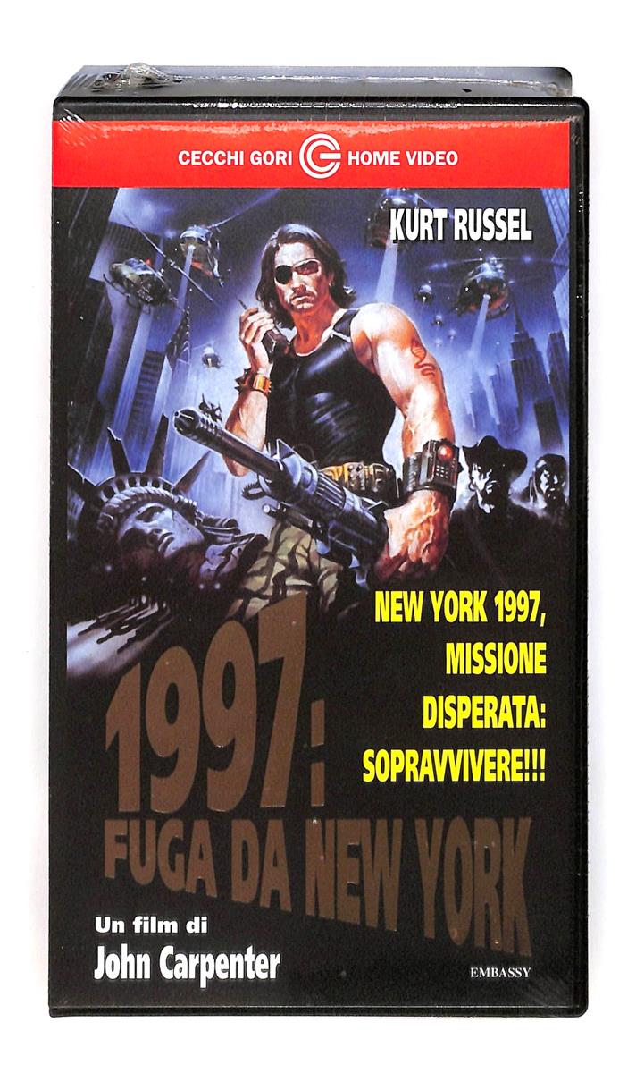 EBOND 1997 Fuga Da New York Cecchi Gori Home Video VHS VH004863