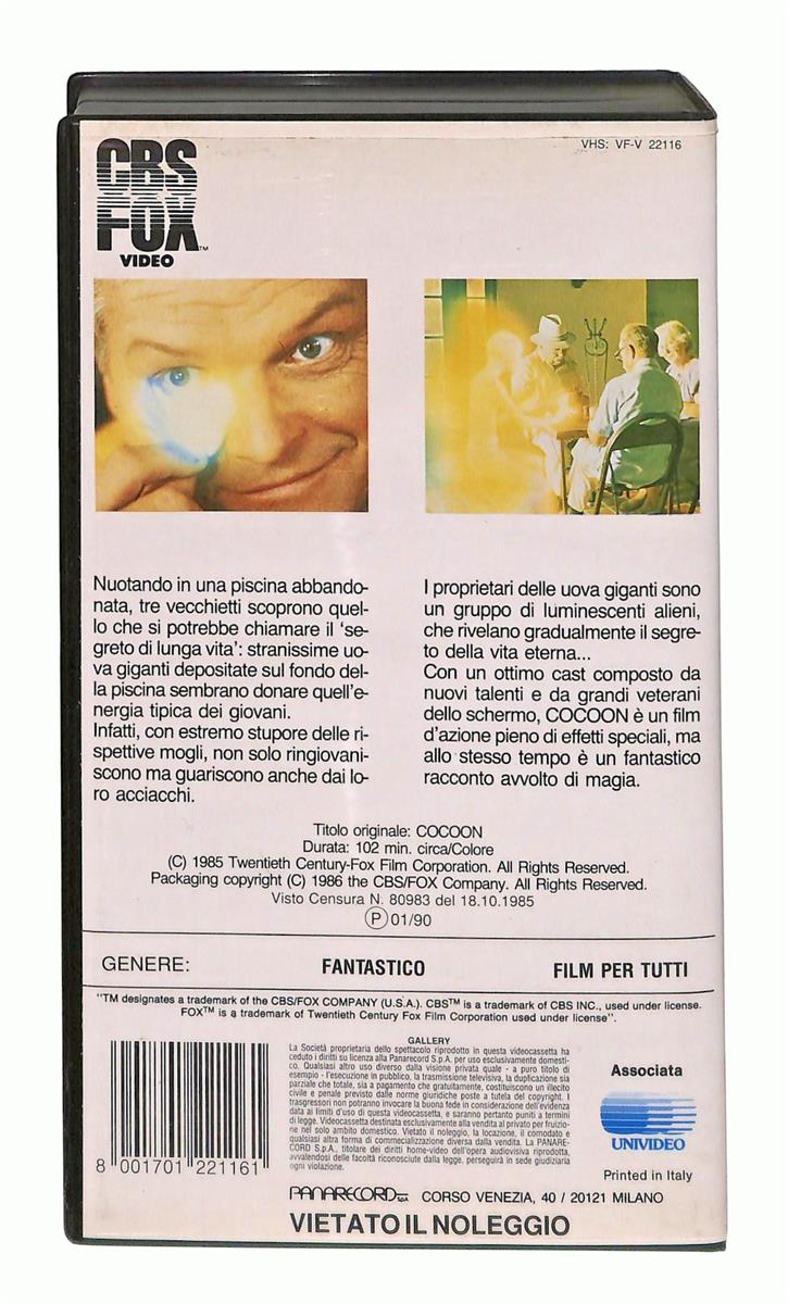 EBOND Cocoon Cbs Fox VHS VH004756