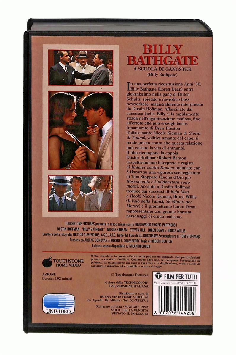 EBOND Billy Bathgate a Scuola Di Gangster Touchstone VHS VH003552