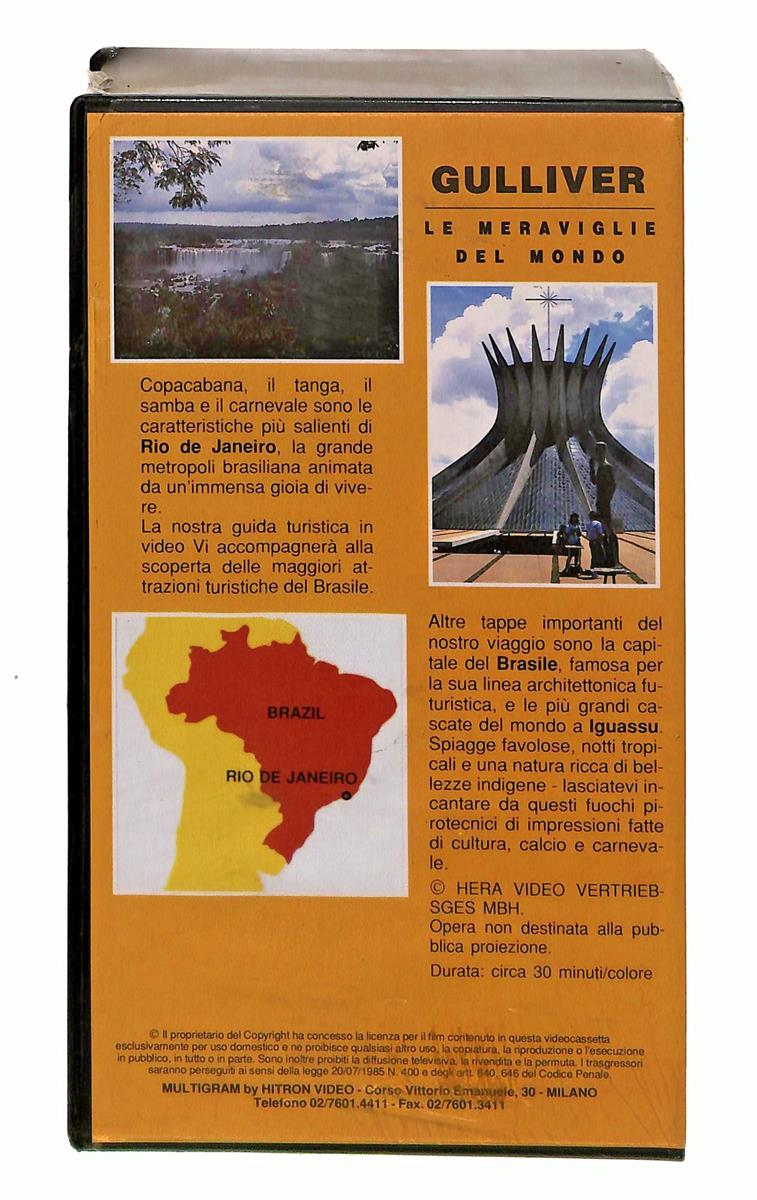 EBOND Brasile Rio De Janeiro Gulliver Multigram VHS VH003082