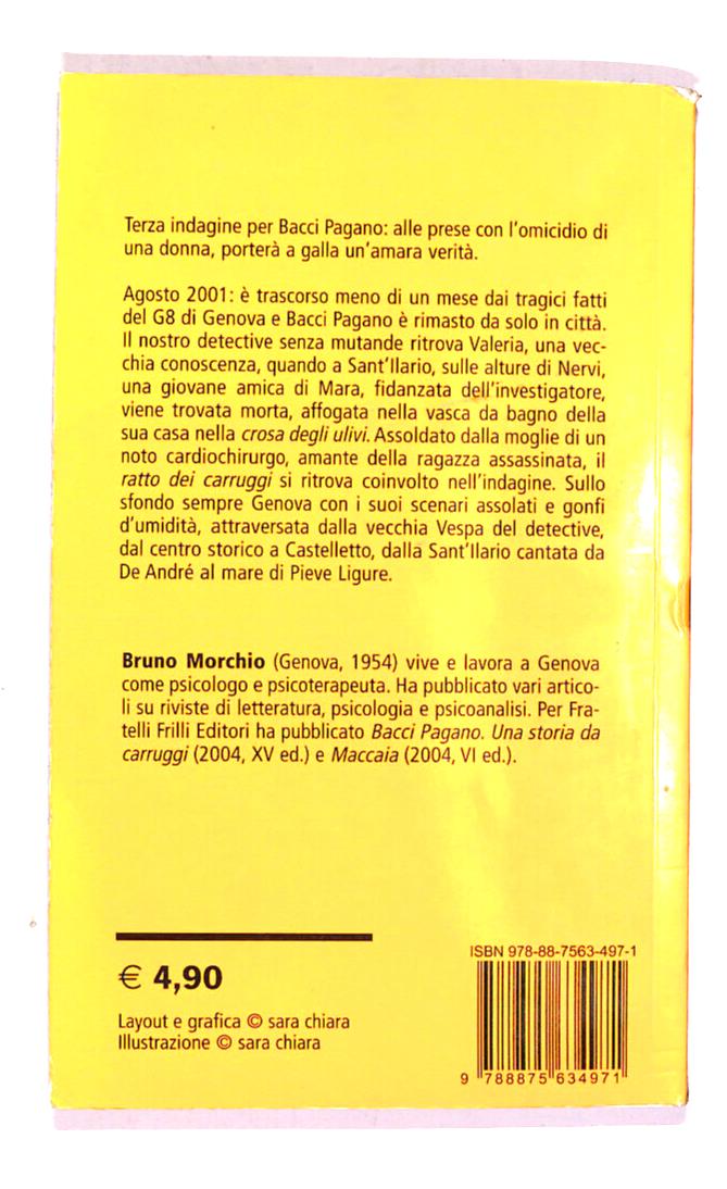 EBOND La Creuza Degli Ulivi Di Bruno Morchio Libro LI019468