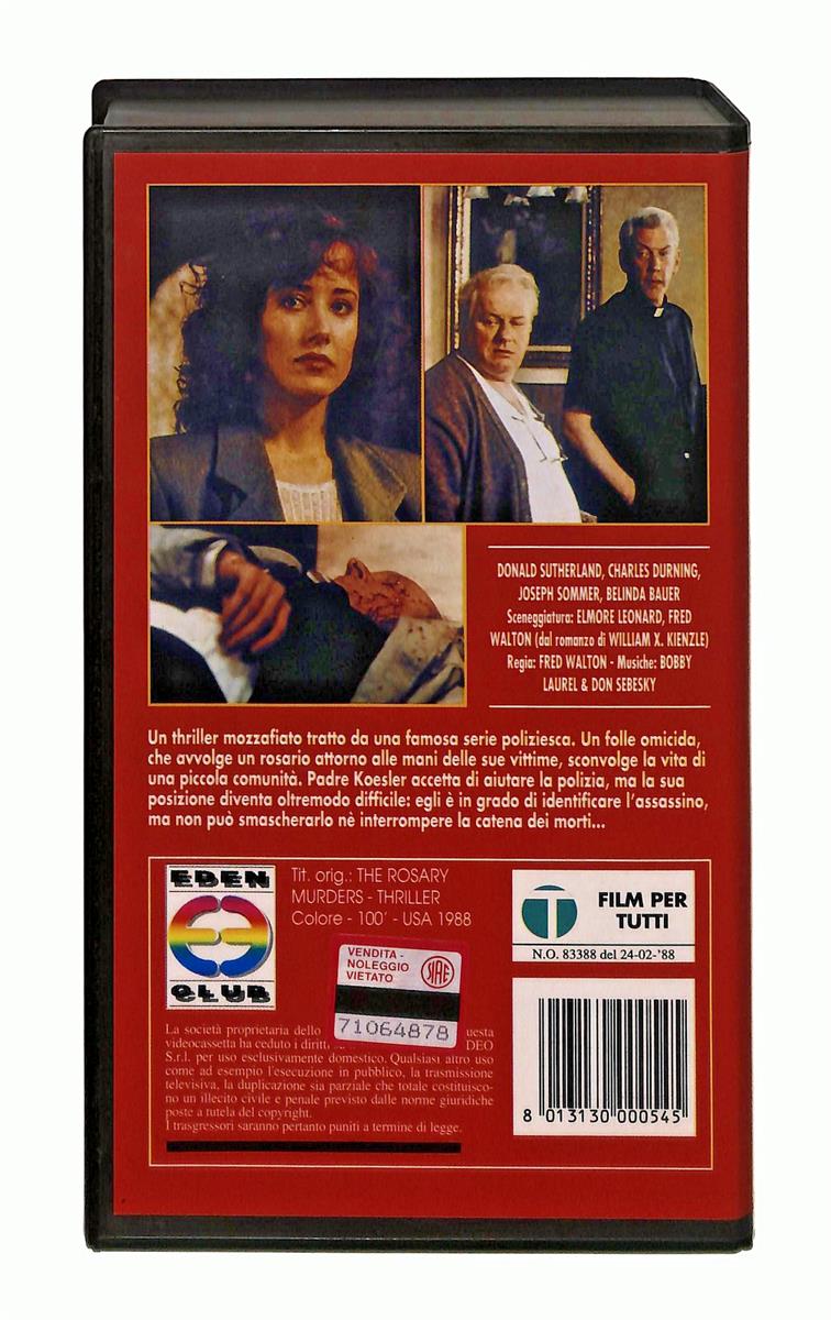 EBOND I Delitti Del Rosario Eden Club VHS VH003838