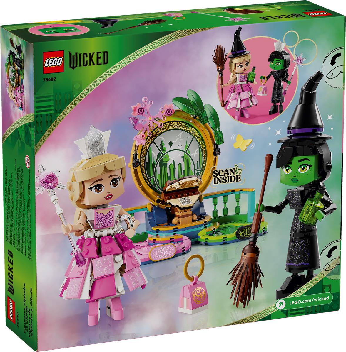 LEGO 75682 PERSONAGGI DI ELPHABA E GLINDA