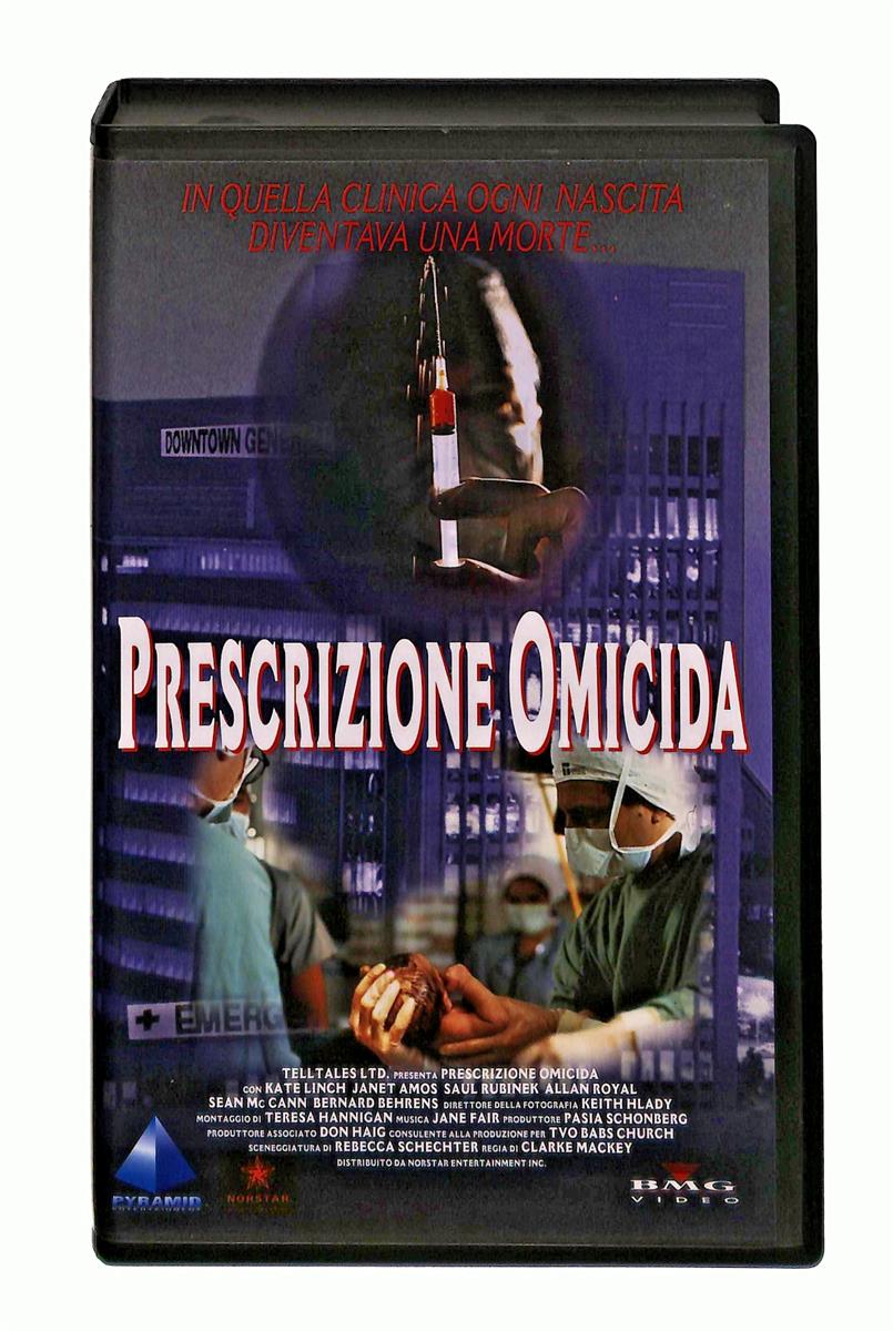 EBOND Prescrizione Omicida Bmg Pyramid VHS VH003774