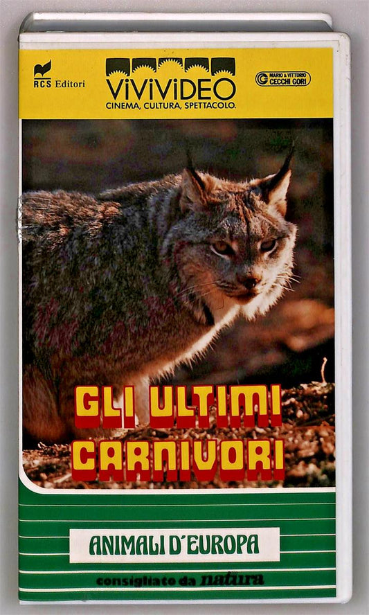 EBOND Gli Ultimi Carnivori Vivivideo VHS VH004830