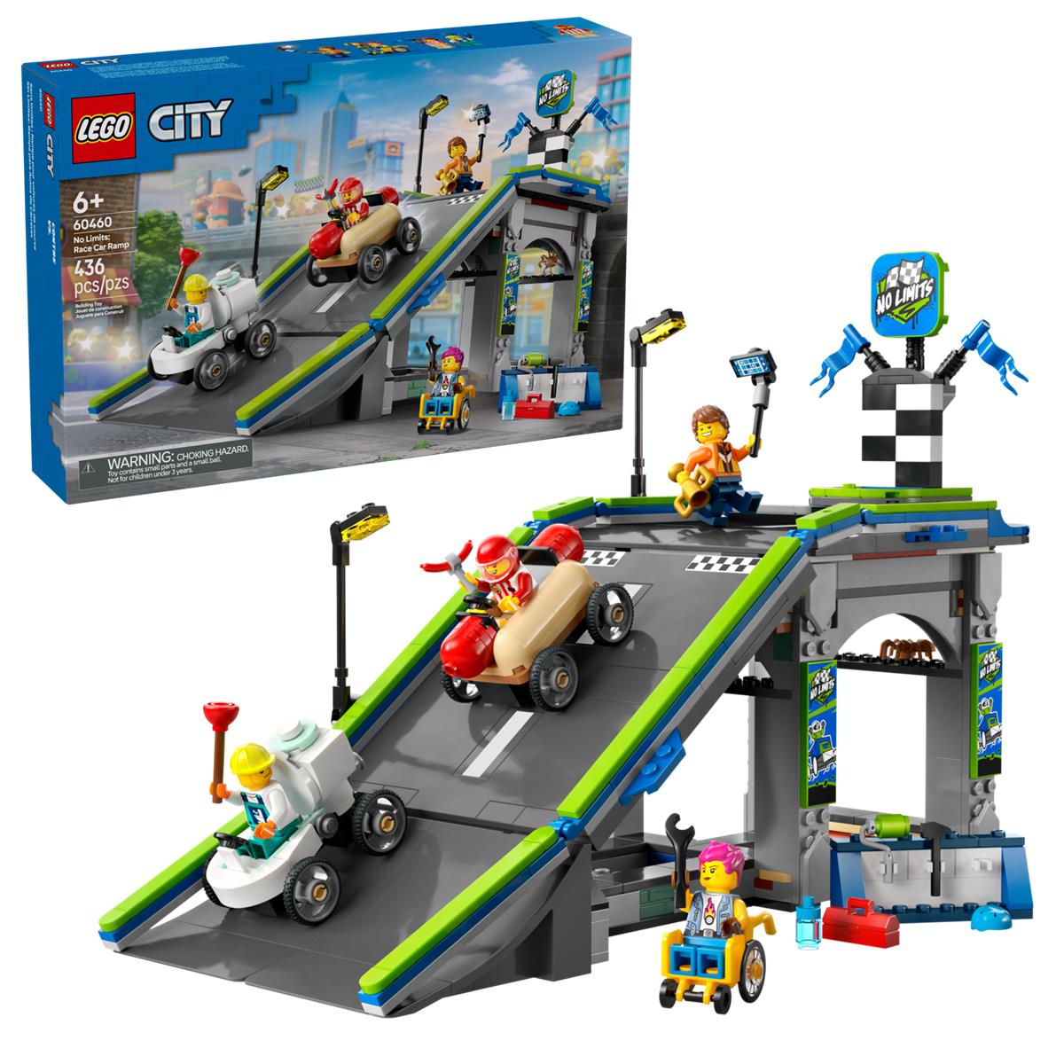 LEGO 60460 Nessun limite: gara sulla pista a rampe