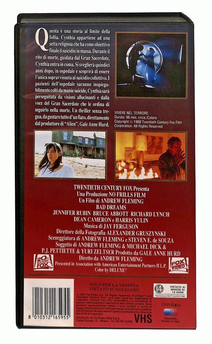 EBOND Vivere Nel Terrore Fox VHS VH004774