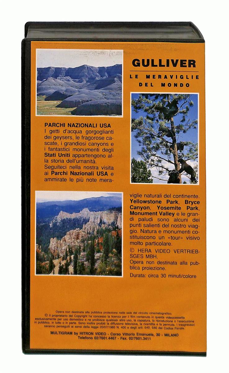 EBOND Parchi Nazionali Usa Gulliver Multigram VHS VH003086