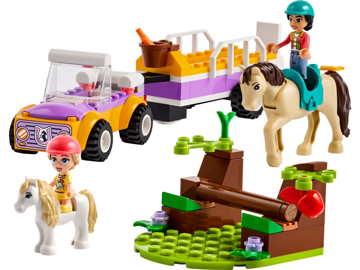 LEGO 42634 Rimorchio con cavallo e pony