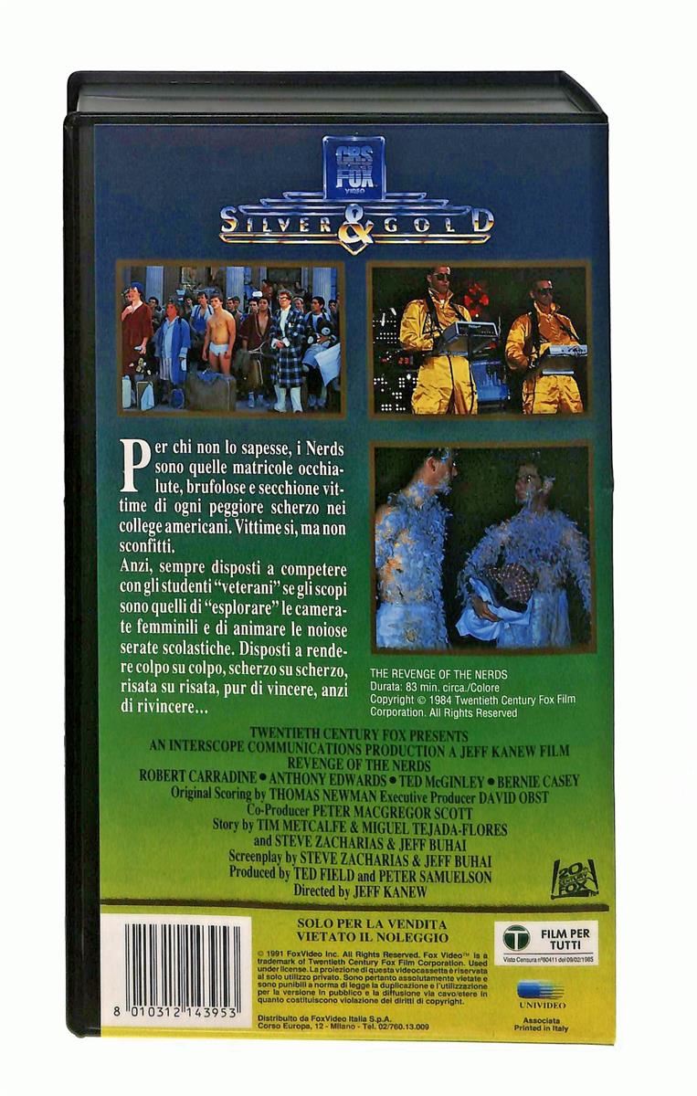 EBOND La Rivincita Dei Nerds Silver & Gold Cbs Fox VHS VH003913