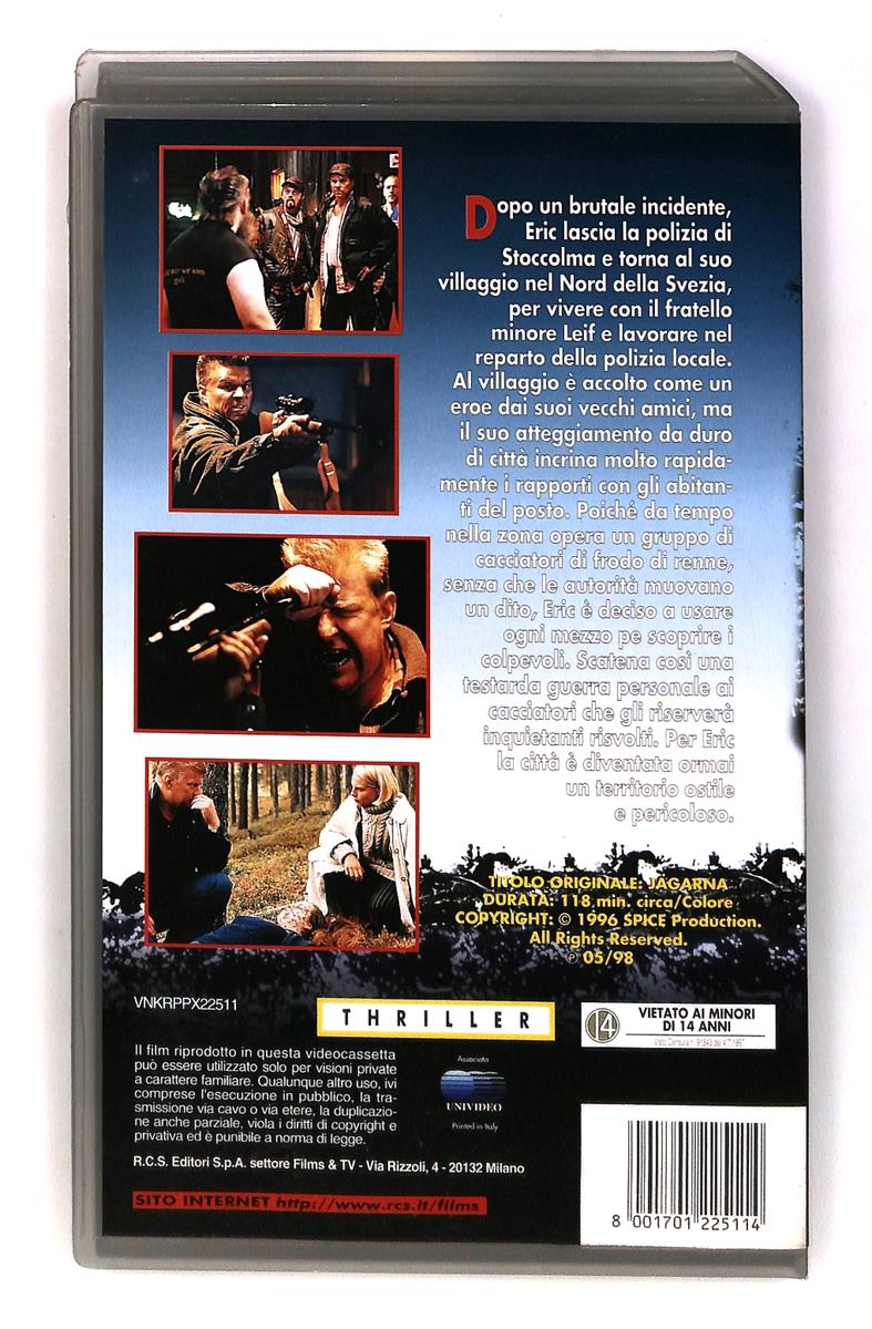EBOND The Hunters La Caccia Rcs VHS VH003108