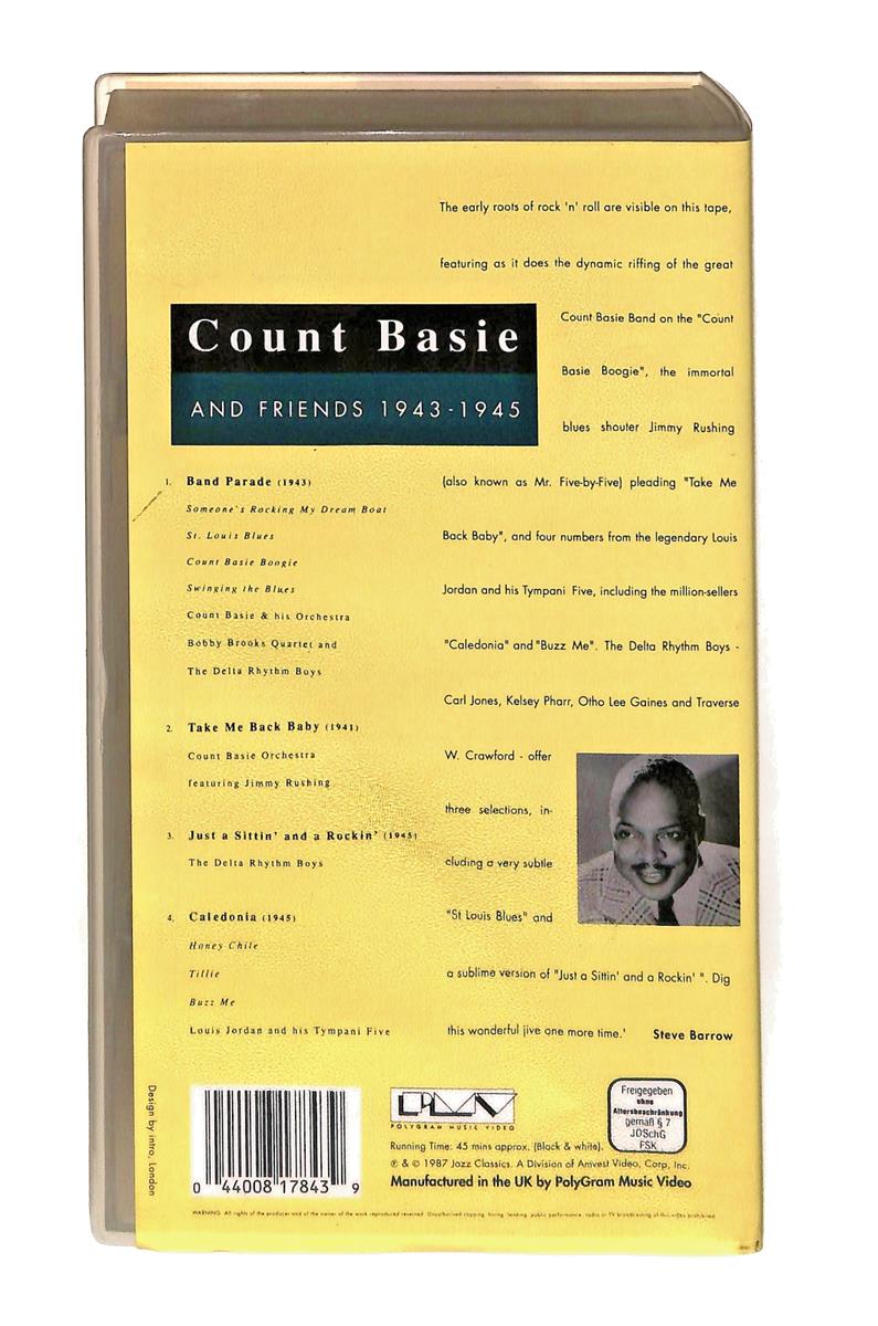 EBOND Count Basie And Friends 1943 1945 No Ita VHS VH003010