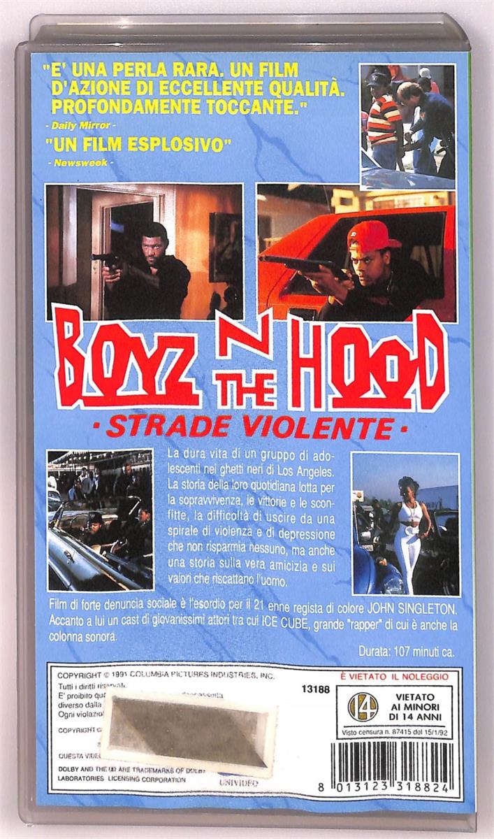 EBOND Boyz In The Hood Columbia Winners VHS VH004601