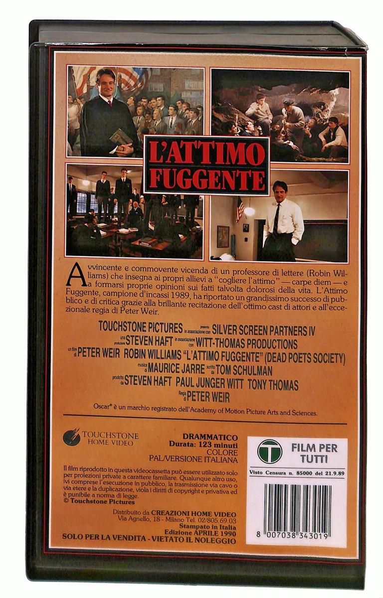EBOND L Attimo Fuggente Touchstone VHS VH003522