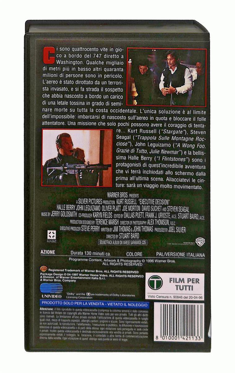 EBOND Decisione Critica Gli Scudi Wb VHS VH004276