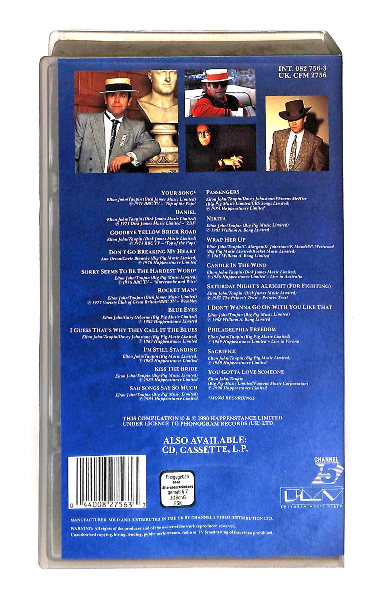 EBOND The Very Best Of Elton John No Ita In Lingua Inglese VHS VH003716
