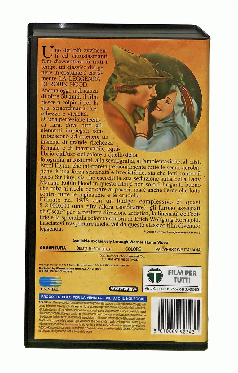 EBOND La Leggenda Di Robin Hood Gli Scudi Wb VHS VH004257