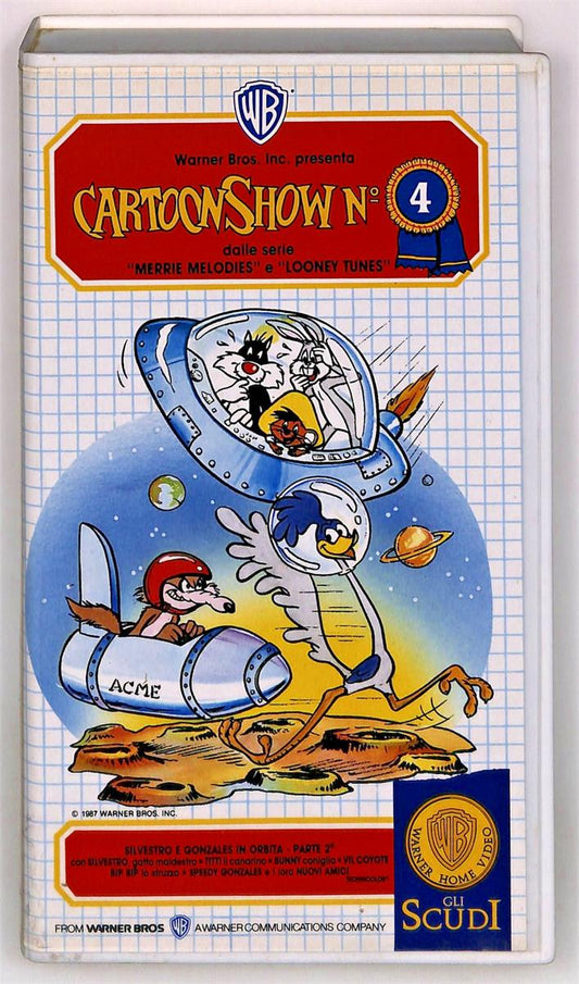EBOND Cartoonshow N 4 Silvestro e Gonzales In Orbita Parte 2 VHS VH004716