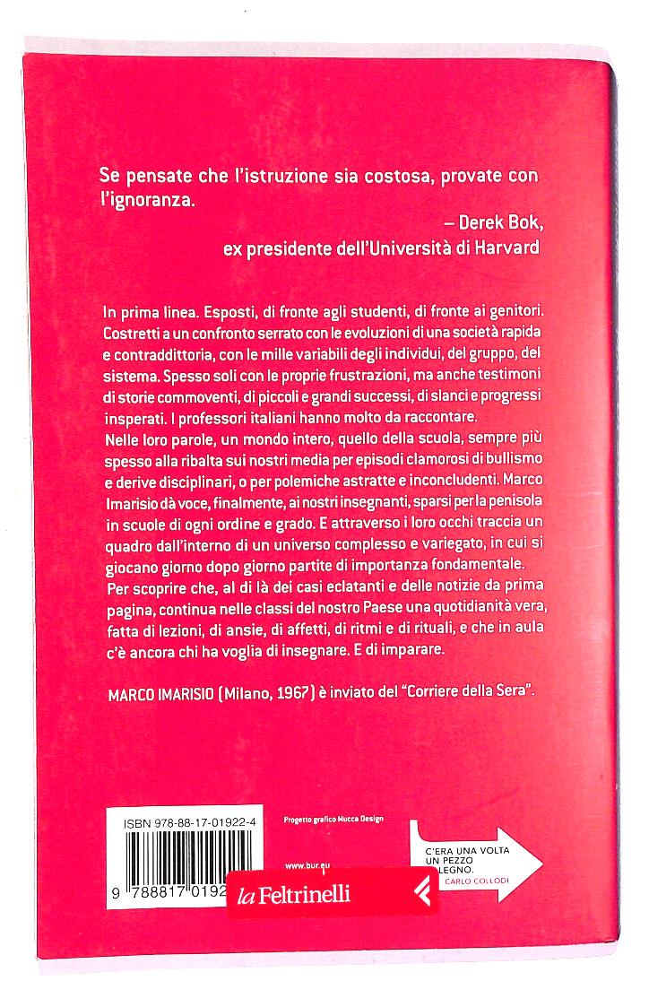 EBOND Mal Di Scuola Di Marco Imarisio Libro LI019518