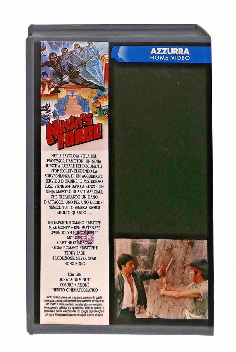 EBOND Ninja s Force Azzurra Home Video VHS VH004165