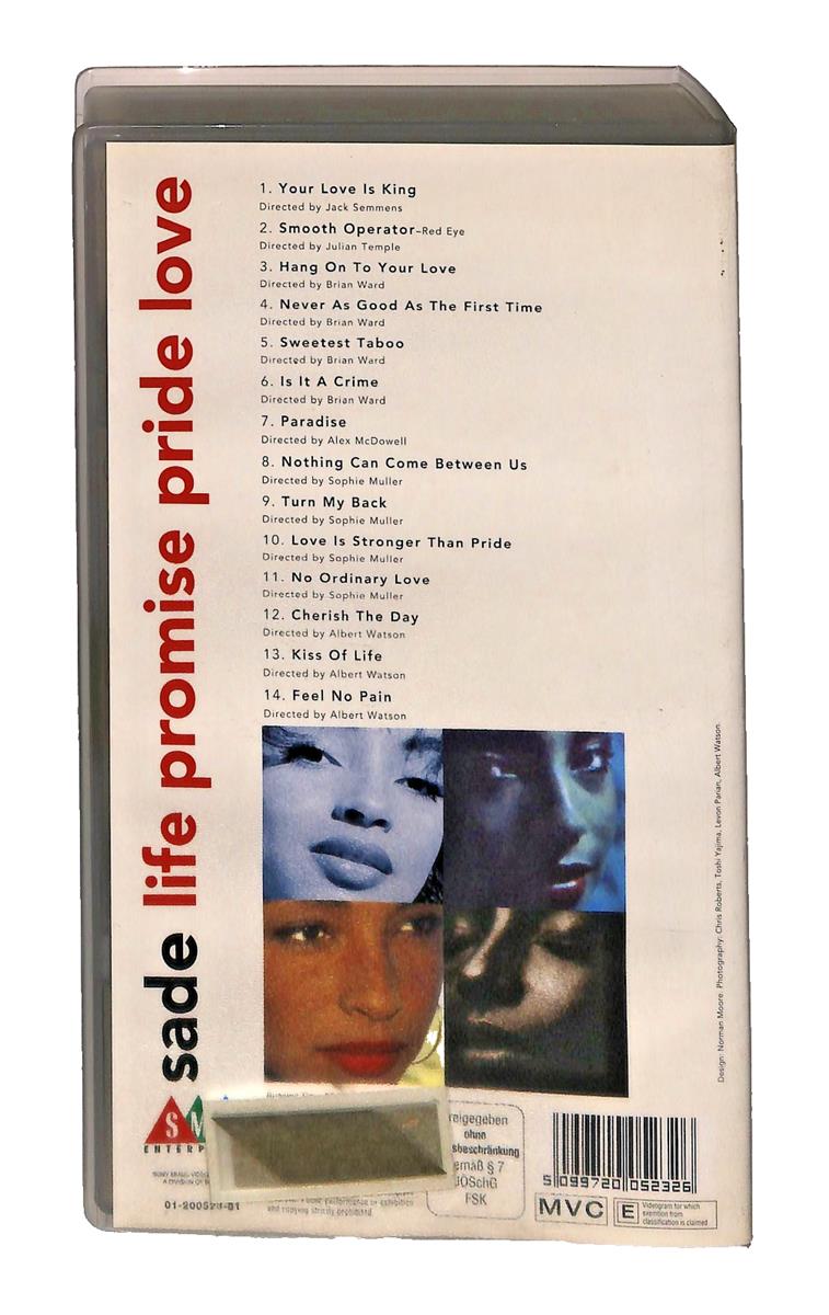 EBOND Sade Life Promise Pride Love No Ita VHS VH003028