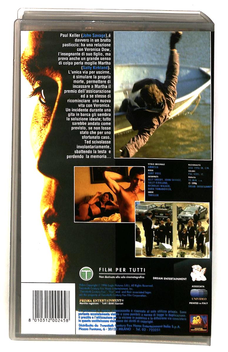 EBOND Amnesia Fox VHS VH004518