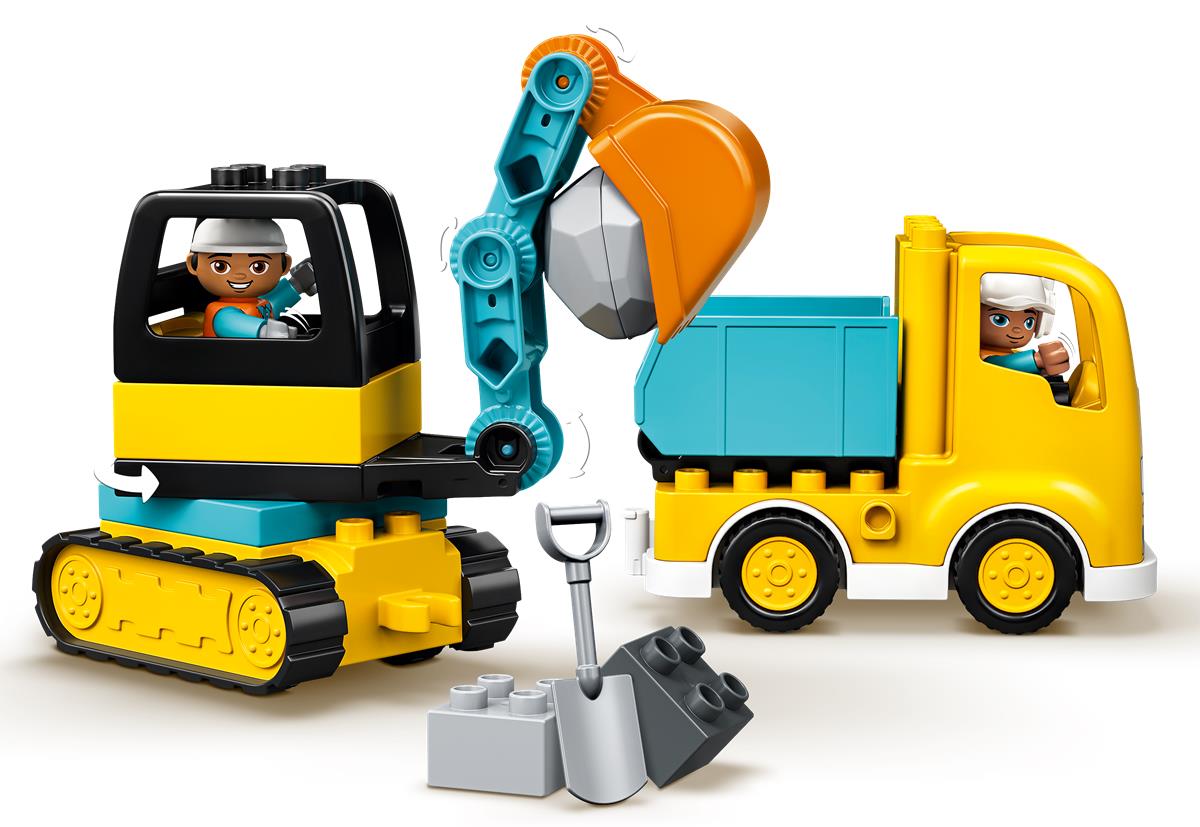 LEGO 10931 Camion e scavatore cingolato