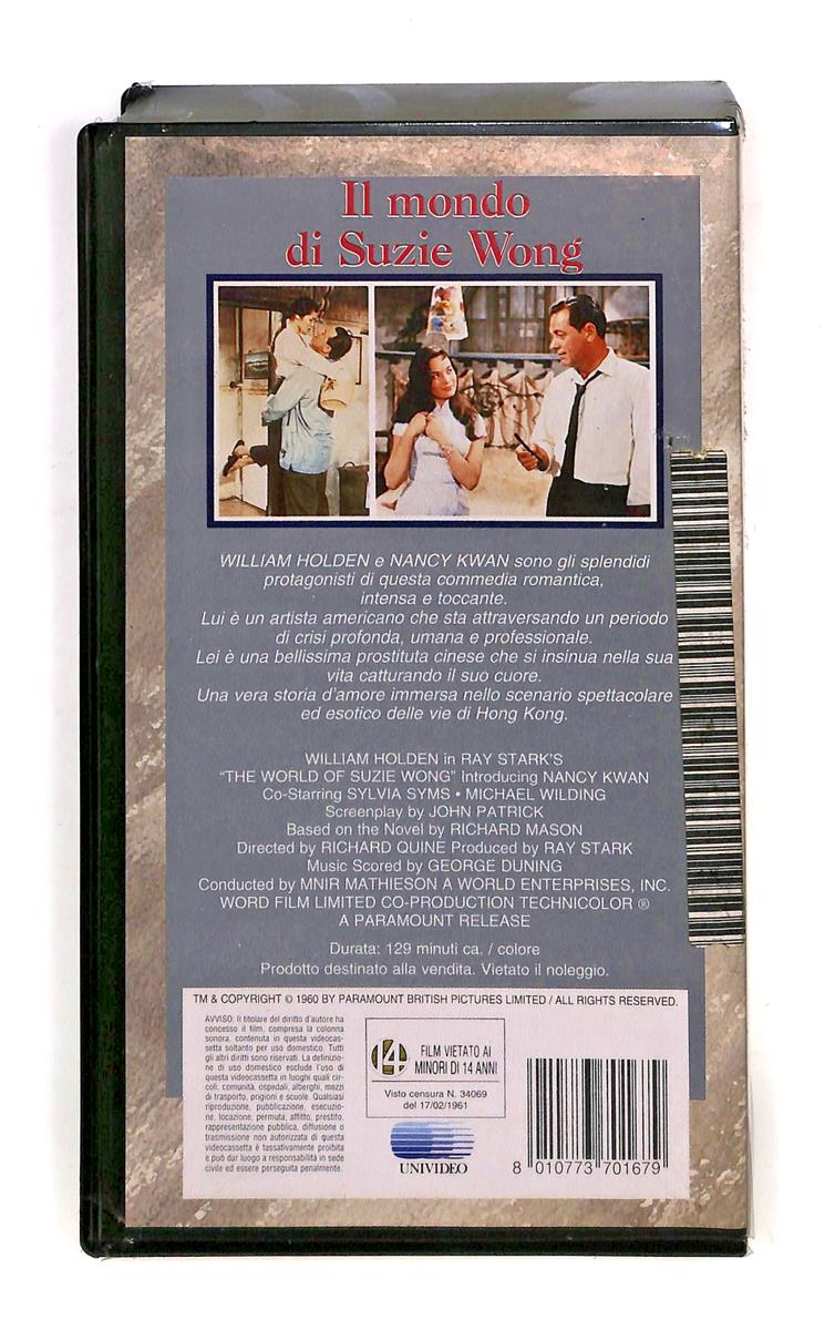 EBOND Il Mondo Di Suzie Wong Paramount Cic VHS VH002480