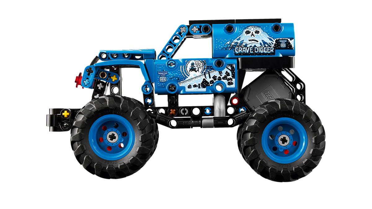 LEGO 42219 Monster Jam™ Grave Digger™ Fuoco e Ghiaccio
