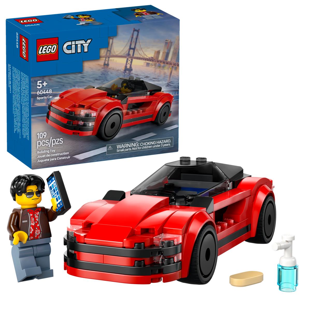 LEGO 60448 Auto sportiva rossa