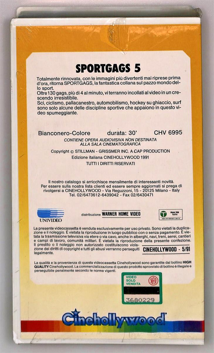 EBOND Sportgags 5 Cinehollywood VHS VH004816