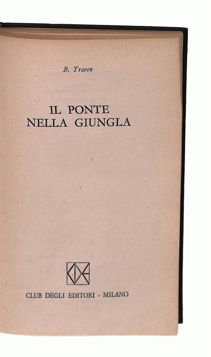 EBOND Il Ponte Nella Giungla B Travene Libro LI043182