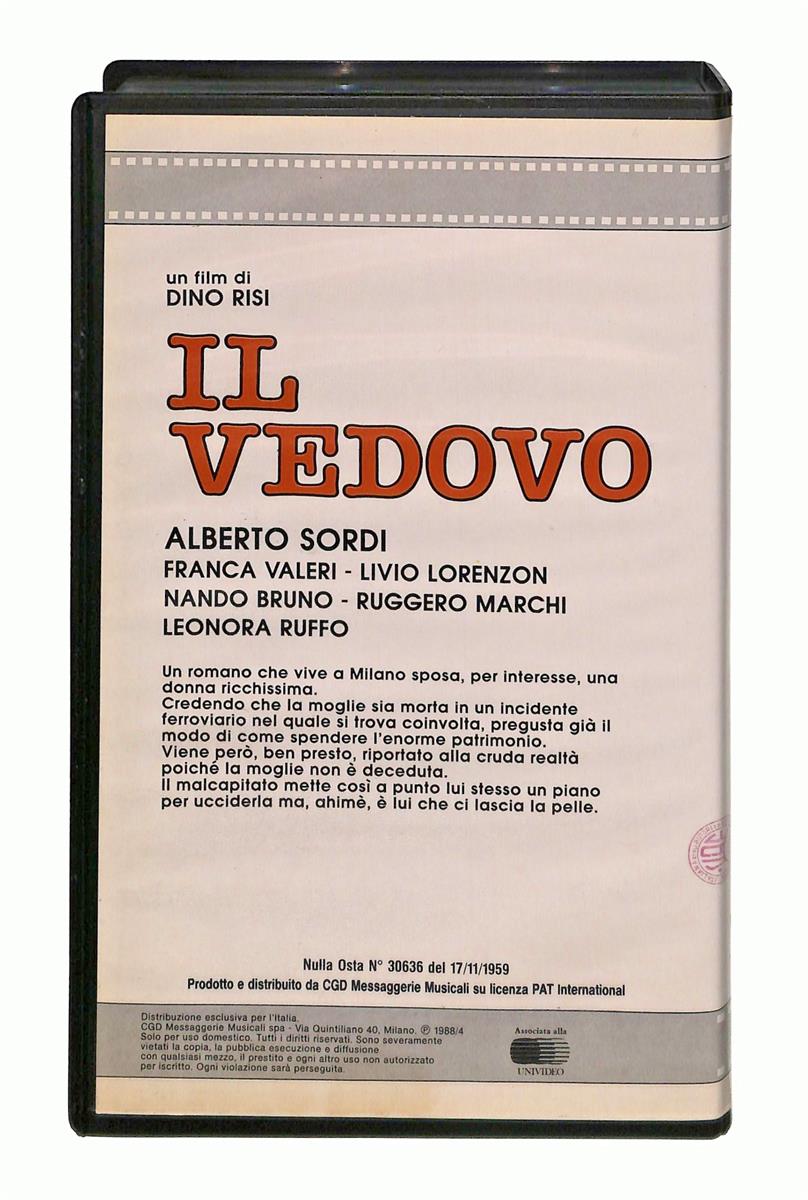 EBOND Il Vedovo Cinecollection Videosuono VHS VH005081