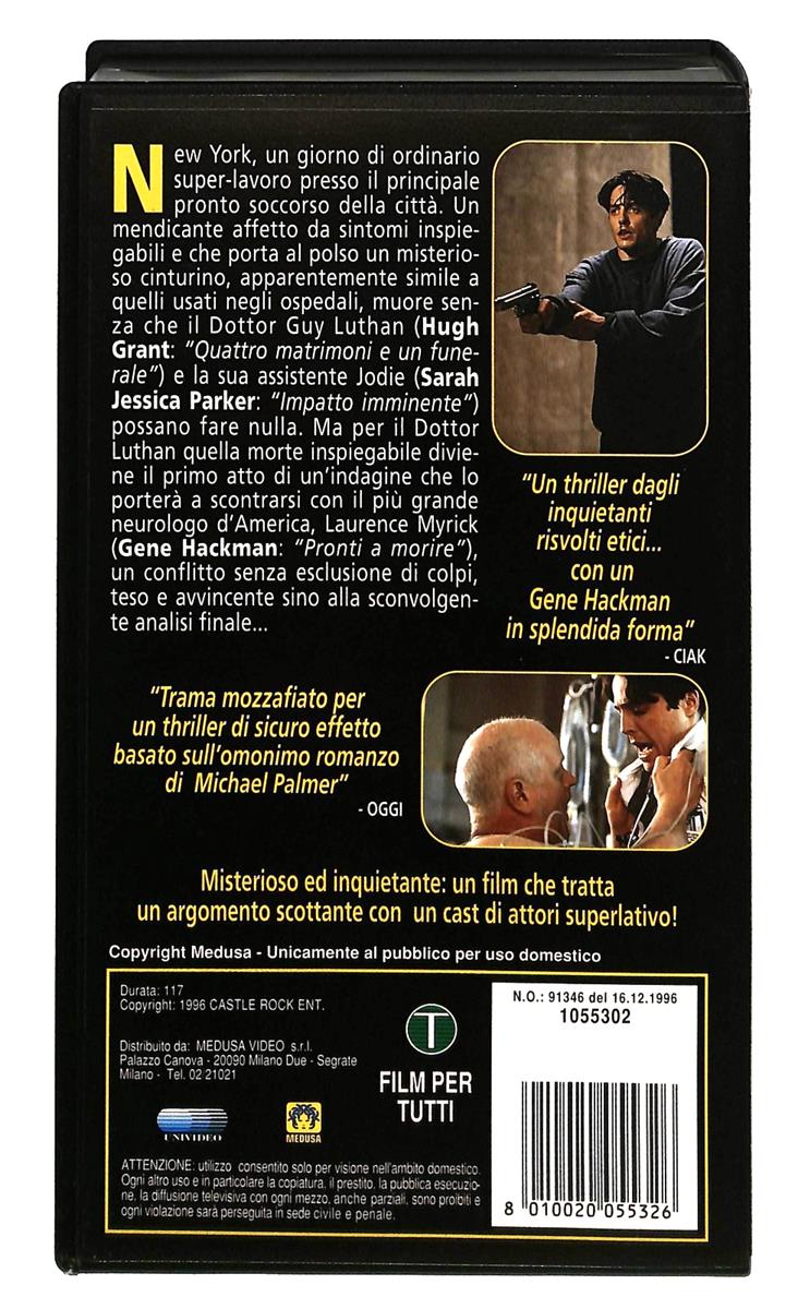 EBOND Extreme Measures Soluzioni Estreme Medusa VHS VH005224