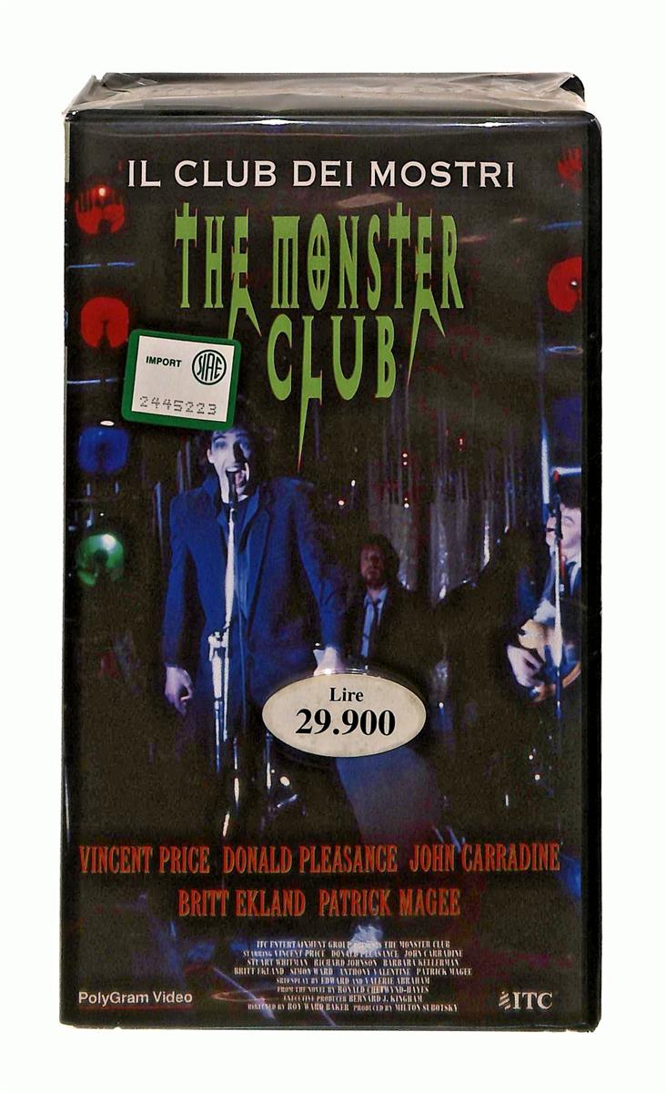 EBOND The Monster Club Il Club Dei Mostri Polygram Itc VHS VH002716