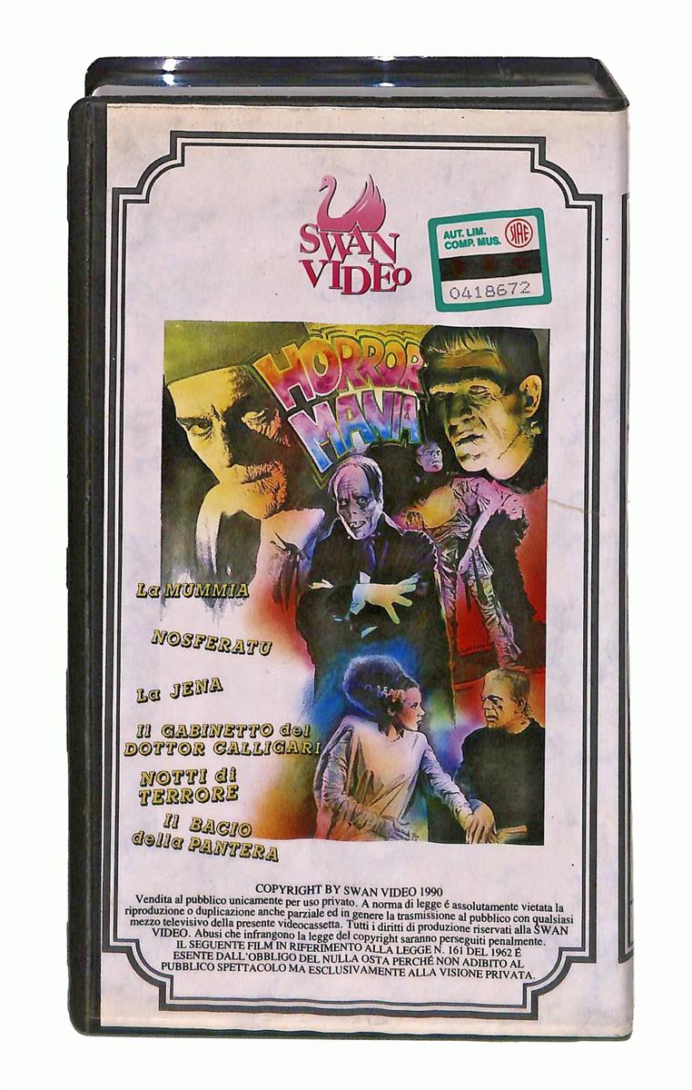 EBOND Notti Di Terrore Horror Collection Swan Video VHS VH002678