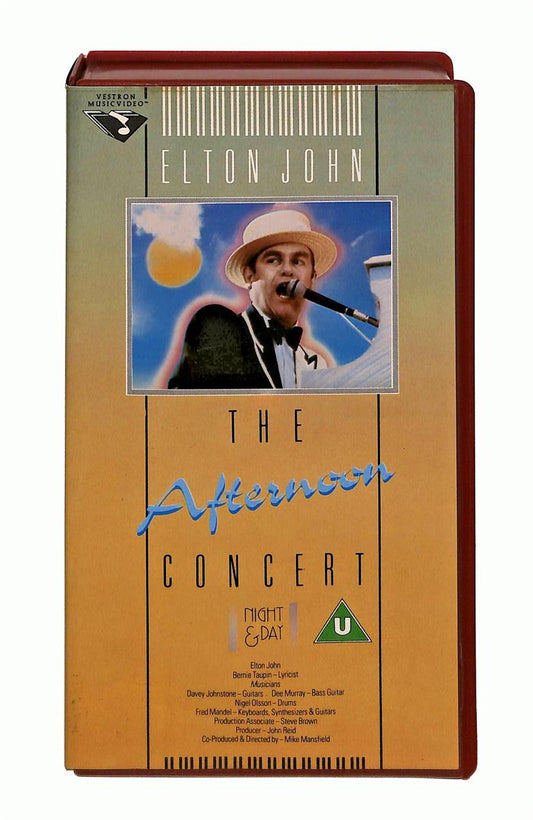 EBOND The Afternoon Concert Elton John No Ita In Lingua Inglese VHS VH003777