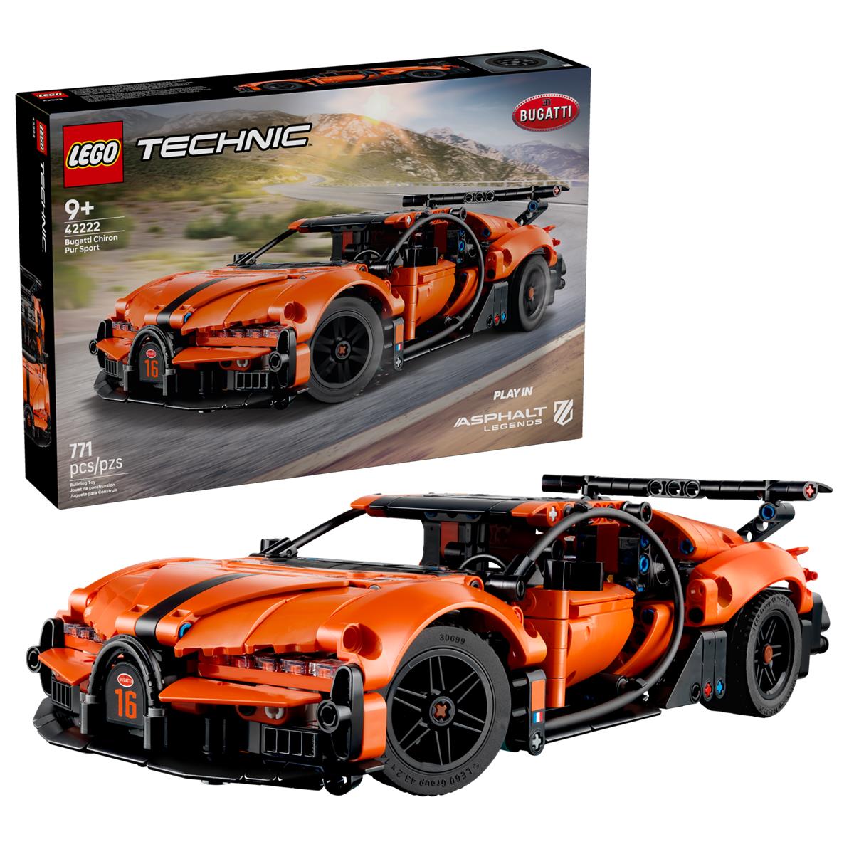 LEGO 42222 Hyper Car Bugatti Chiron Pur Sport