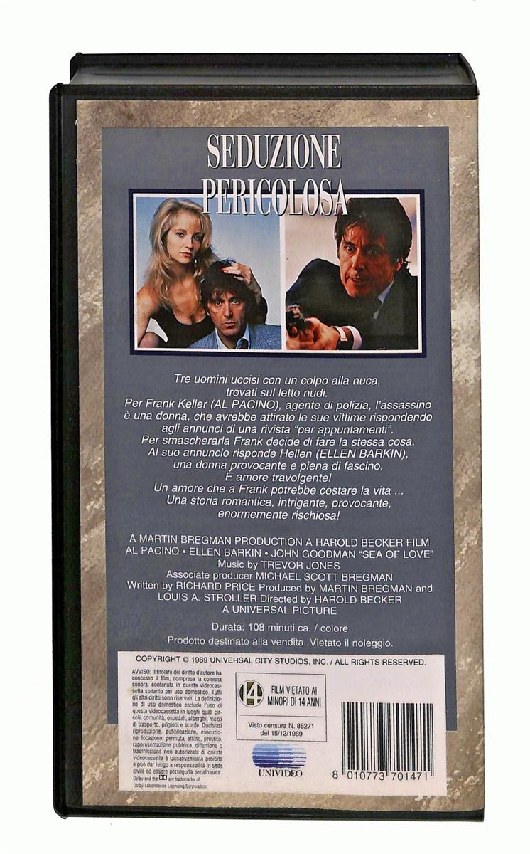 EBOND Seduzione Pericolosa Universal Cic VHS VH005458