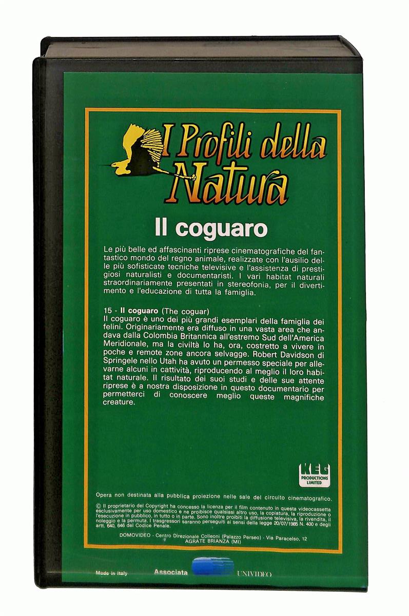 EBOND Il Coaguaro I Profili Della Natura Domovideo Consocere VHS VH002874