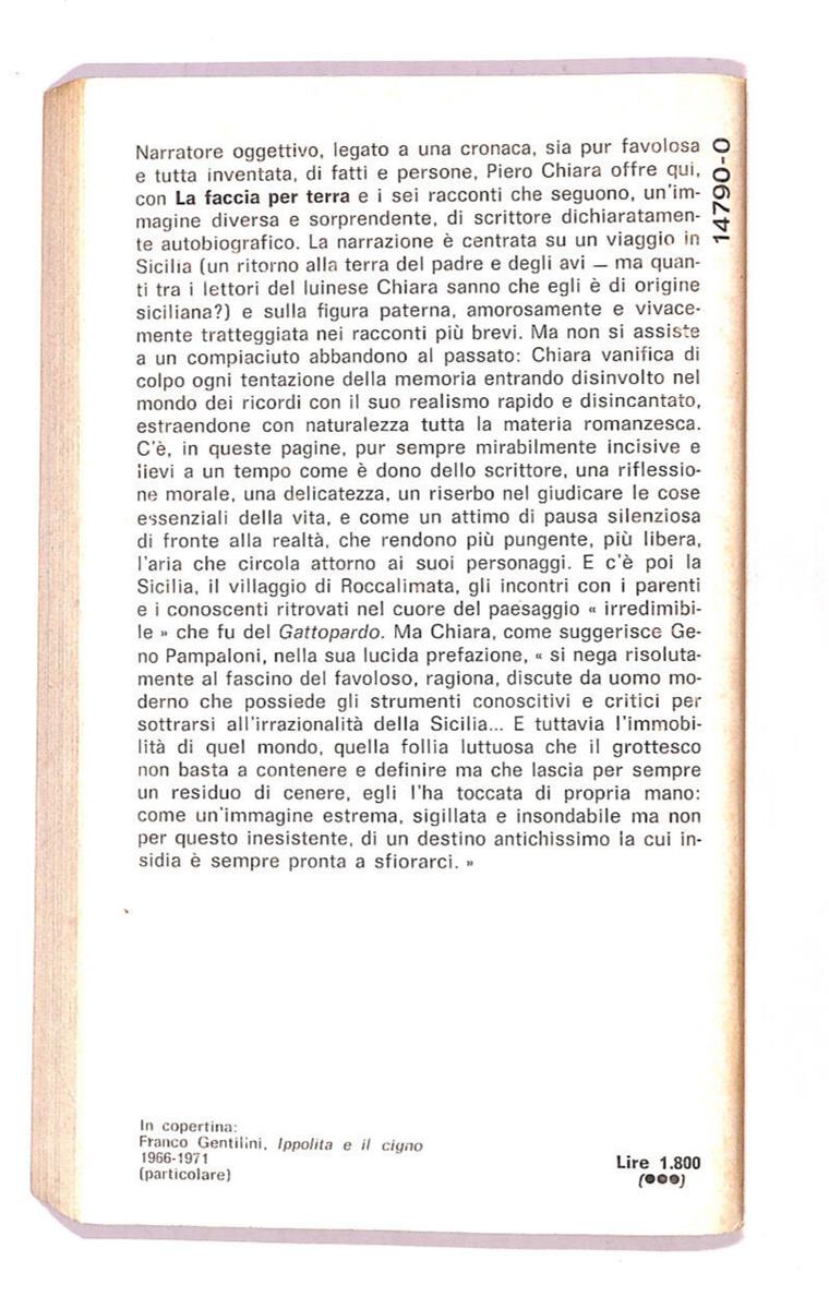 EBOND Con La Faccia Per Terra e Altre Storie Libro LI012204