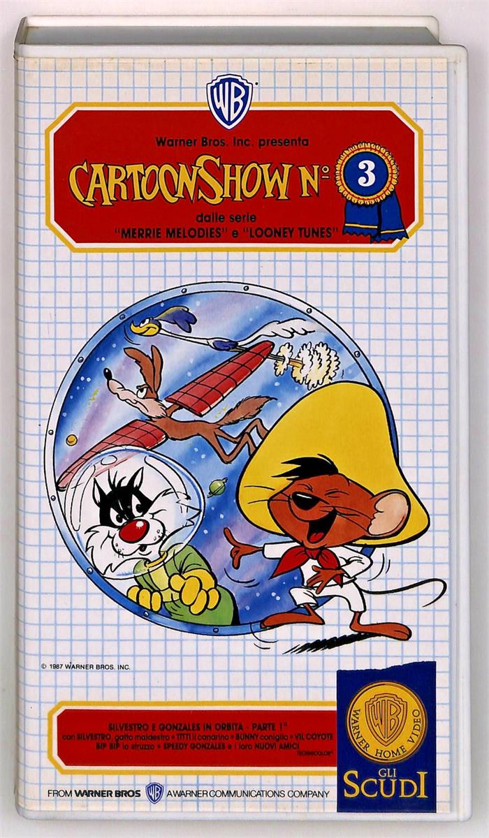 EBOND Cartoonshow N 3 Silvestro e Gonzales In Orbita Parte 1 VHS VH004717