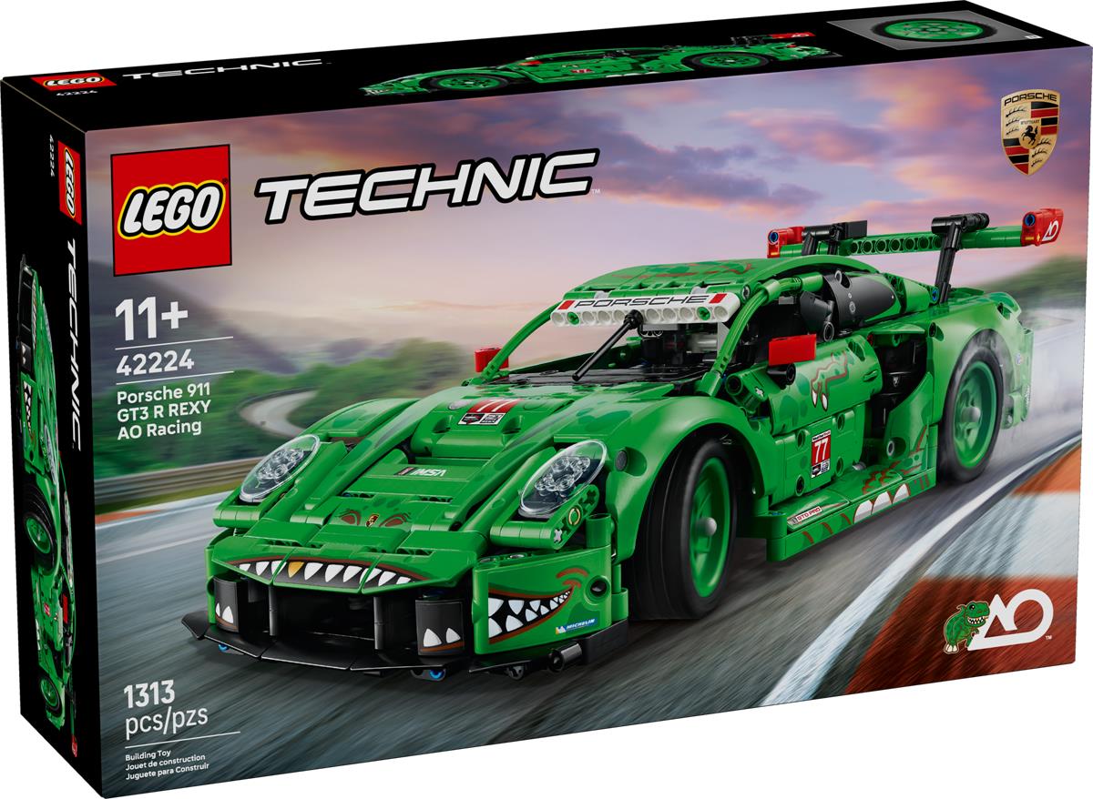 LEGO 42224 Auto Porsche 911 GT3 R REXY AO Racing
