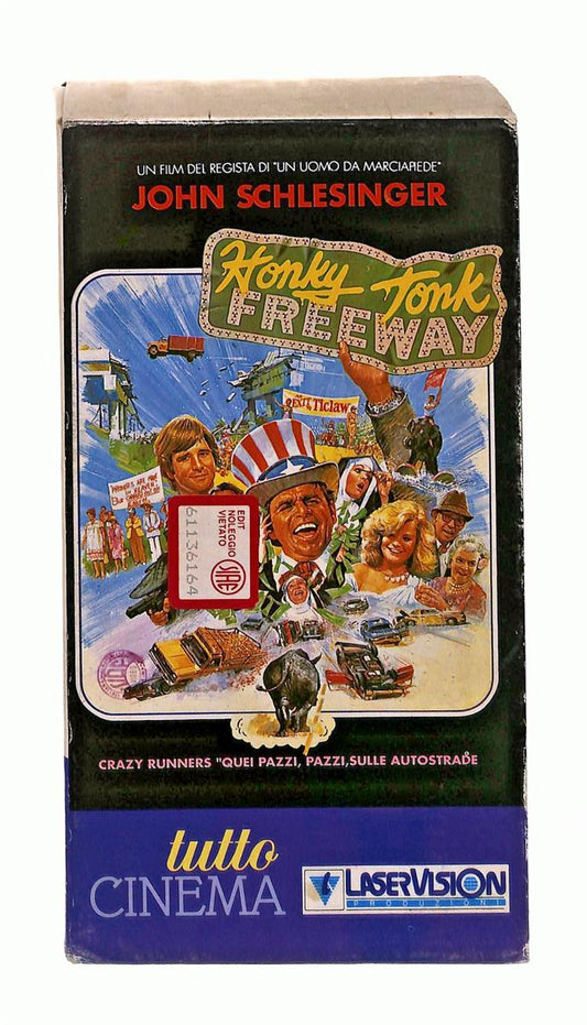 EBOND Honky Tonky Freeway Laservision VHS VH003487