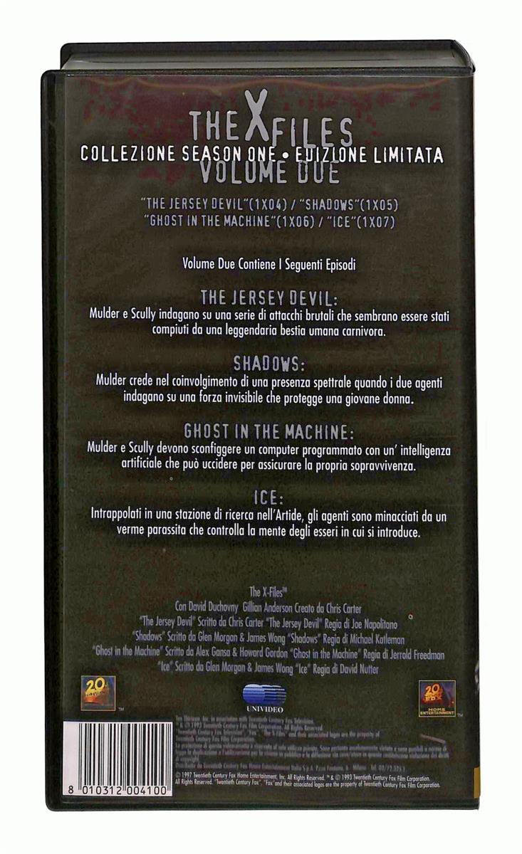 EBOND The X Files Collezione Season One Volume Due VHS VH005178