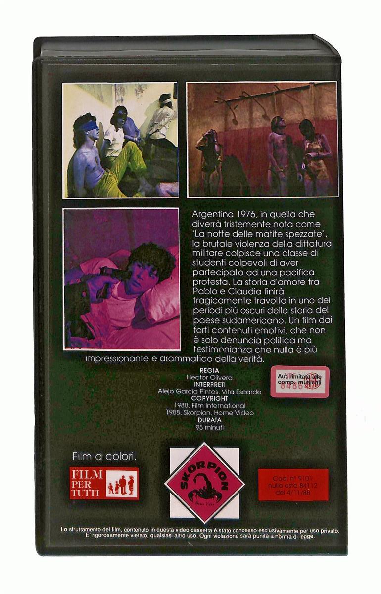 EBOND La Notte Delle Matite Spezzate Skorpion VHS VH004021
