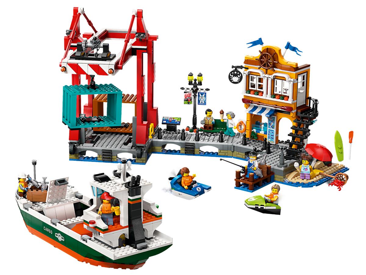 LEGO 60422 Porto e nave merci