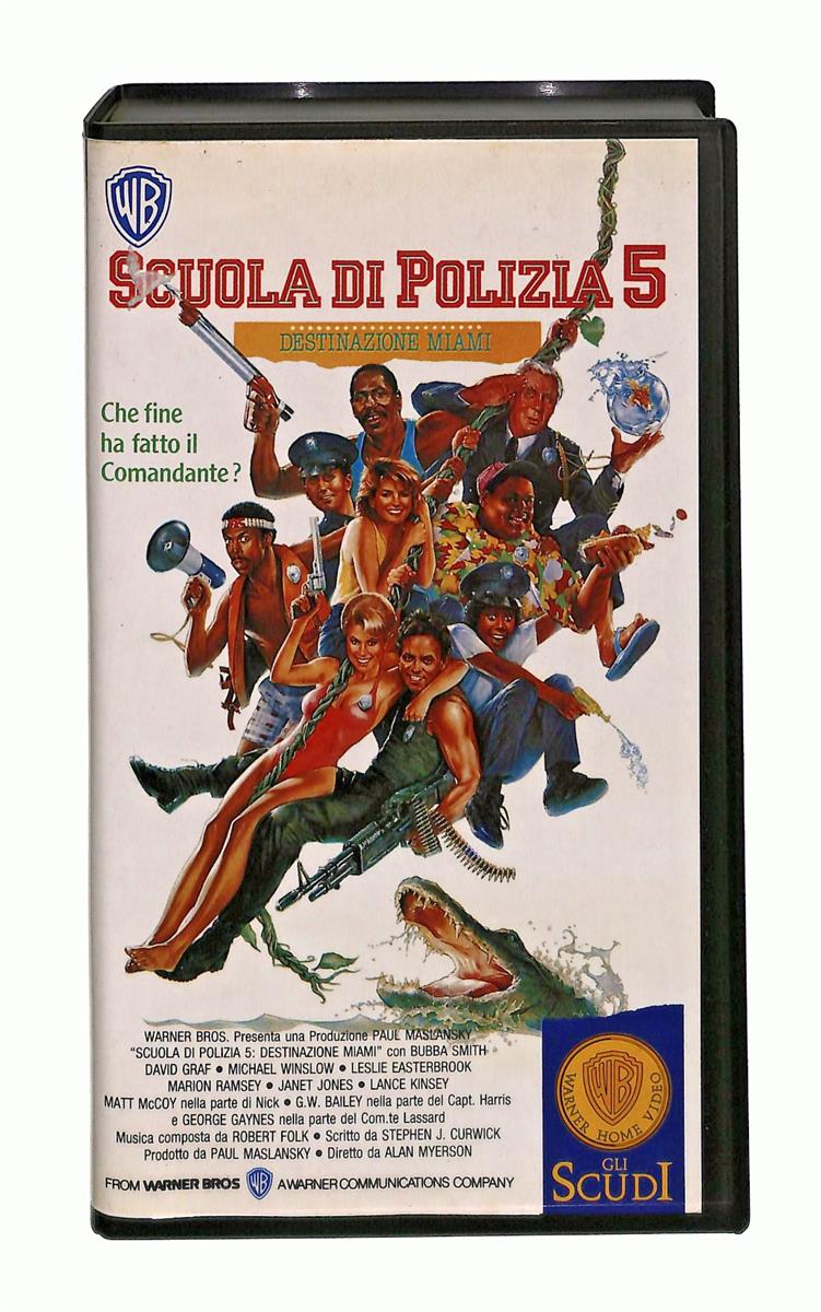 EBOND Scuola Di Polizia 5 Destinazione Miami Gli Scudi Wb VHS VH004312