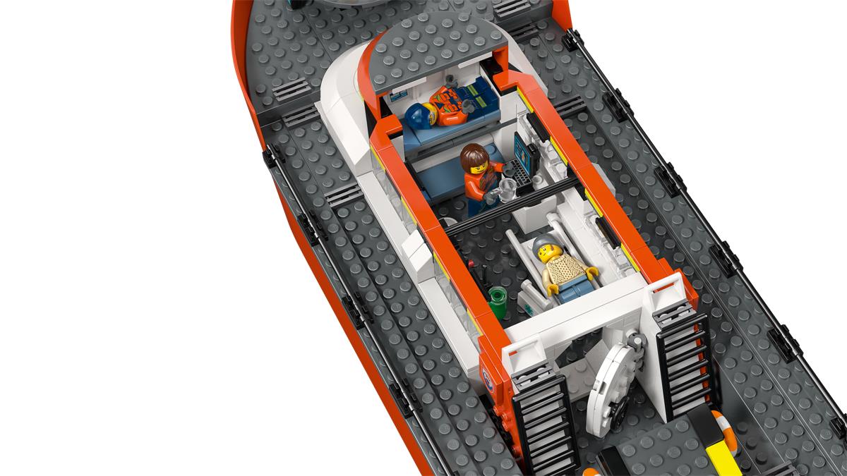 LEGO 60504 Motoscafo di soccorso ed elicottero della Guardia Costiera